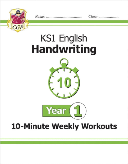 Ks1 Year 1 English Handwriting 10-minute By Cgp Books