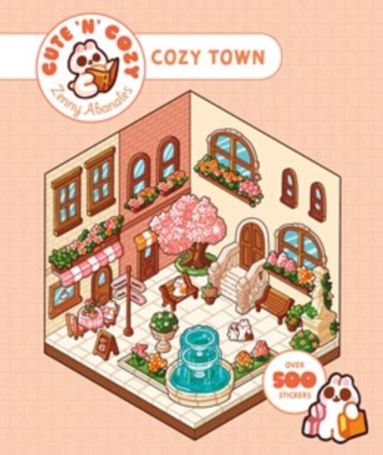 Cute N Cozy Sticker Therapy Cozy Town By Abanales, Zenny