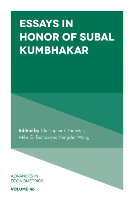 Essays In Honor Of Subal Kumbhakar By Parmeter, Christophe