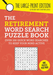 Retirement Word Search Puzzle Book