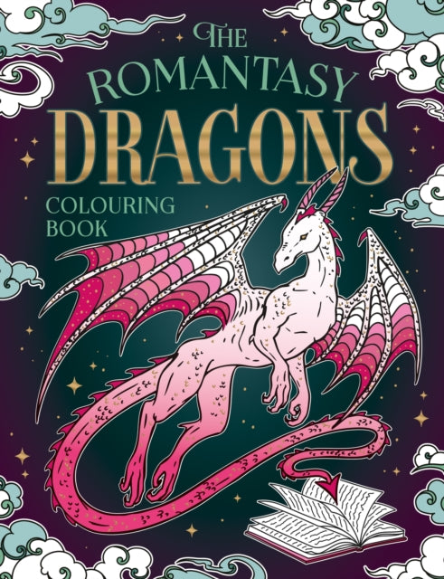 Romantasy Dragons Colouring Book By Summersdale Pubs