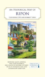 Historical Map Of Ripon Cathedral City &