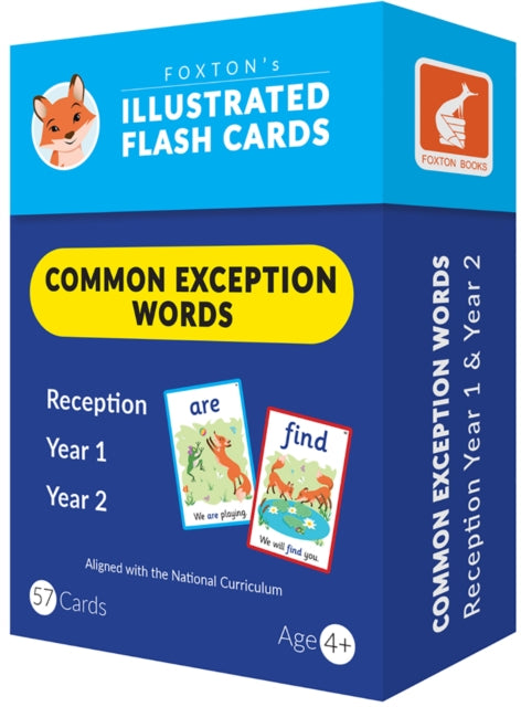 Common Exception Words Flash Cards: