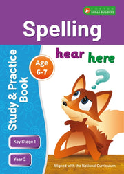 Ks1 Spelling Study Practice Book For Age
