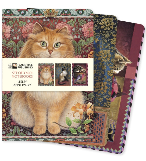 Lesley Anne Ivory Midi Notebook X3