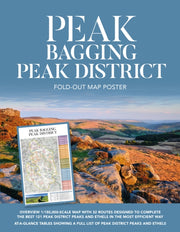 Peak Bagging Peak District Foldout Map P