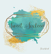 Sweet Sixteen Guest Book, Party Guest Bo By Bell , Lulu And