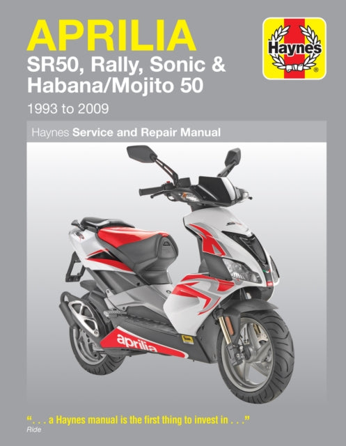 Aprilia Sr50 & Sr125 Scooters 85-07 By Phil Mather