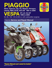Piaggio Vespa Scooters 1991-2009