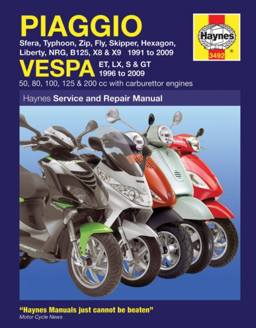 Piaggio Vespa Scooters 1991-2009 By Coombs, Matthew
