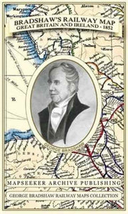 Bradshaws Folded Map - Great Britain & I By Bradshaw, George