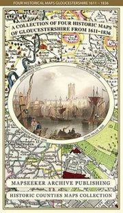 Collection Of Four Historic Maps Of Glou
