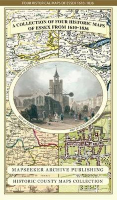 Collection Of Four Historic Maps Of Esse By Collection Of For Historic Maps Of Essex