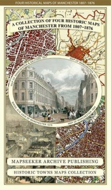 Collection Of Four Historic Maps Of Manc
