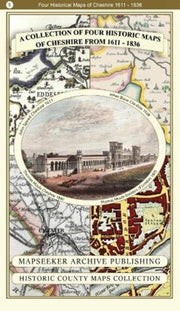 Collection Of Four Historic Maps Of Ches