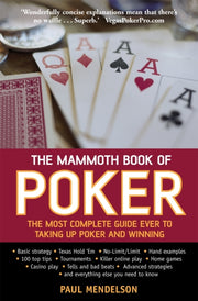 Mammoth Book Of Poker By Mendelson, Paul