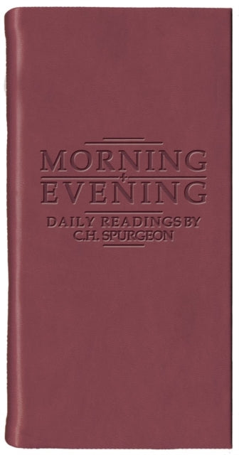 Morning & Evening Matt Burgundy