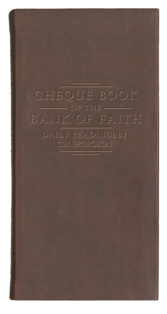 Chequebook Of The Bank Of Faith Burgundy By Unknown