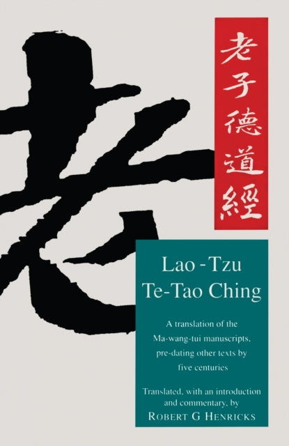 Tetao Ching By Henricks, Robert G