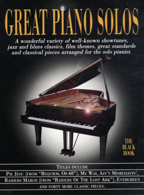 Great Piano Solos Black Rev Ed