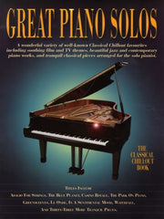 Great Piano Solos The Classical Chillout