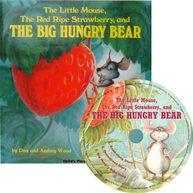 Little Mouse Red Ripe Strawberry/hungry