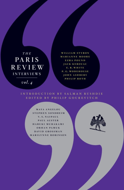 Paris Review Interviews Vol 4