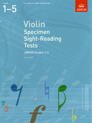 Violin Specimen Sight Reading Tests 1-5