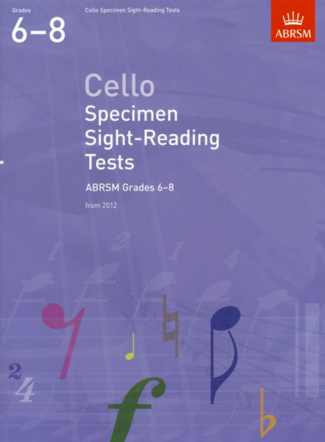 Cello Specimen Sight Reading Tests 6-8