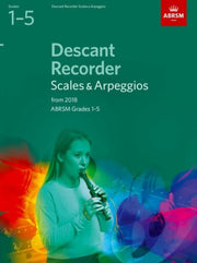 Descant Recorder Scales/arpeggios 1-5