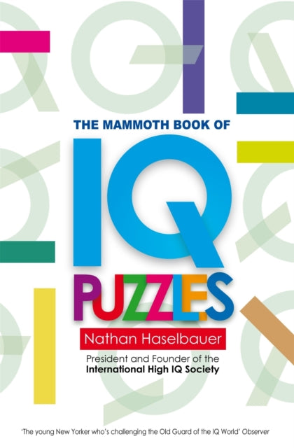 Mammoth Book Of New Iq Puzzles By Haselbauer, Nathan