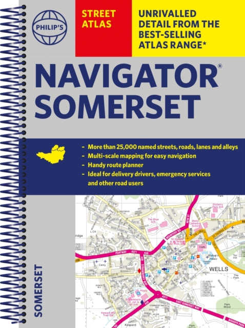 Philips Street Atlas Navigator Somerset