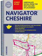 Philips Street Atlas Navigator Cheshire