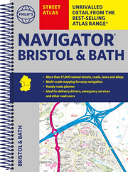 Philips Street Atlas Navigator Bristol/b