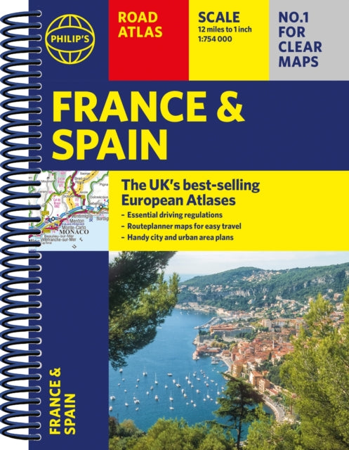 Philips France & Spain Road Atlas