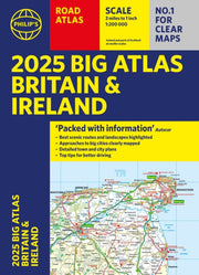 Britain & Ireland Big Road Atlas 2025