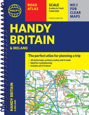 Philips Handy Atlas Britain & Ireland A5 By Philips Maps