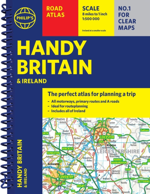 Philips Handy Atlas Britain & Ireland A5 By Philips Maps