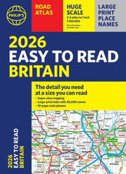 Philips Easy To Read Road Atlas Gb 2026