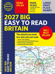 Philips Big/road Atlas Britain A3 2027 By Philip's Maps