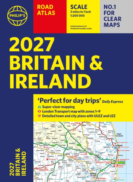 Philips Road Atlas Britain/ireland 2027
