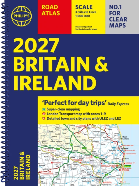 Philips Road Atlas Britain/ireland 2027