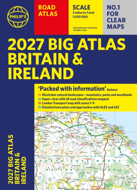 Philips Big Road Atlas Britain/ireland