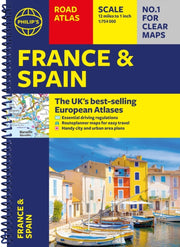 Philips France & Spain Road Atlas By Philip's Maps