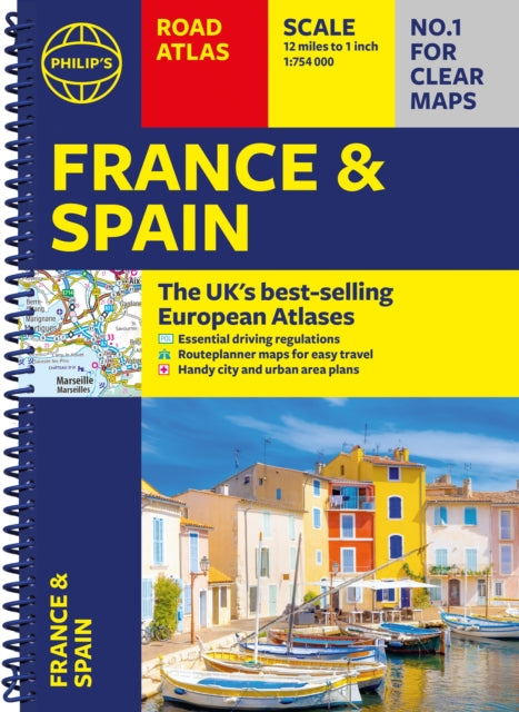 Philips France & Spain Road Atlas By Philip's Maps