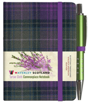 Tartan Notebook Heather Mini With Pen