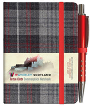 Tartan Notebook Castle Grey (mini+pen)