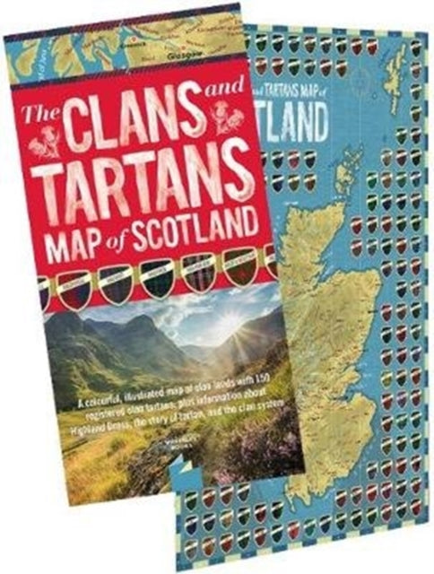 Clans And Tartans Map Of Scotland By Unknown