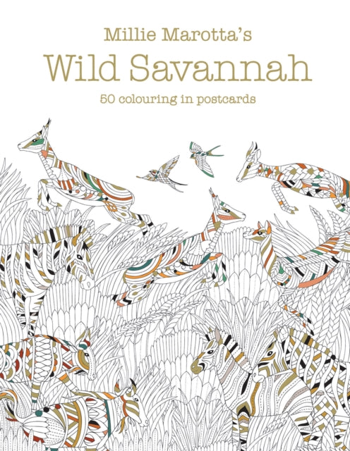 Millie Marotta Wild Savannah Postcard Bo