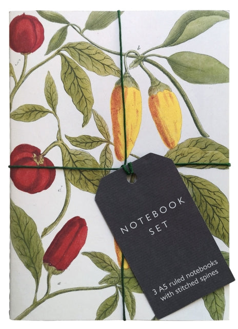 Botanical Art Notebook Set Of 3 A5